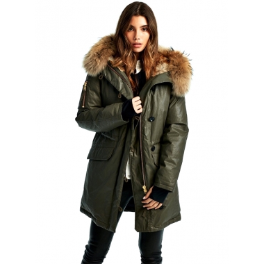 Women's Long sleeve winter down parka FO20-0080