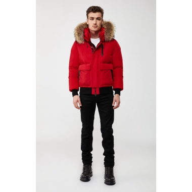 Men's Long sleeve winter bomber down jacket FO20-0138