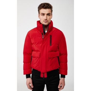 Men's Long sleeve winter bomber down jacket FO20-0138