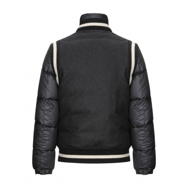 Men's Long sleeve winter bomber down jacket FO20-0209