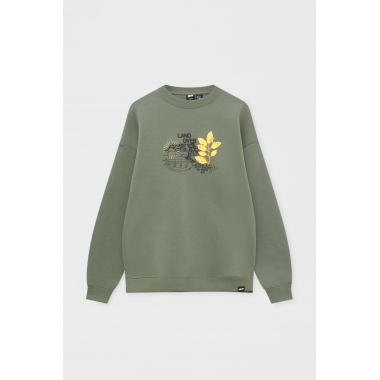 Men's Long sleeve Coloured Round Neck Sweatshirts FO22-H037